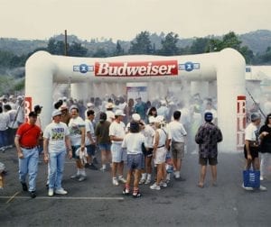 Cool Zone LLC - High-Pressure Budweiser Misting Tent