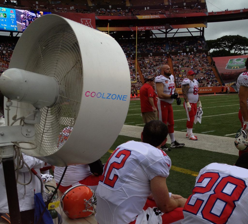 How Cool Zone Misting Fans Introduced to NFL & NCAA Football